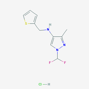 1-(difluoromethyl)-3-methyl-N-(2-thienylmethyl)-1H-pyrazol-4-amine