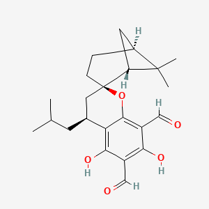 molecular formula C23H30O5 B1223111 Robustadial A CAS No. 88130-99-8