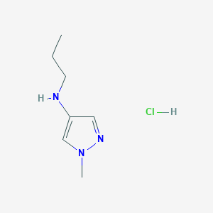 1-methyl-N-propylpyrazol-4-amine;hydrochloride