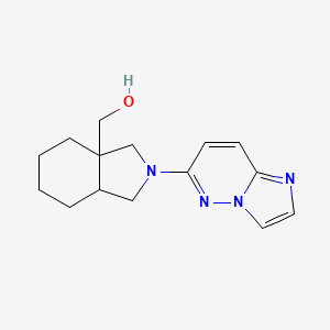 (2-{imidazo[1,2-b]pyridazin-6-yl}-octahydro-1H-isoindol-3a-yl)methanol