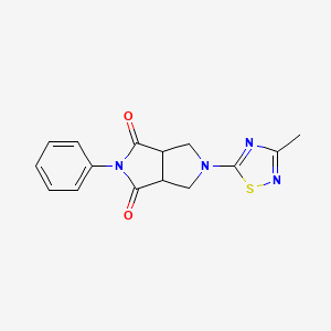 5-(3-Methyl-1,2,4-thiadiazol-5-yl)-2-phenyl-octahydropyrrolo[3,4-c]pyrrole-1,3-dione