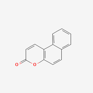 molecular formula C13H8O2 B1223121 3H-萘并[2,1-b]吡喃-3-酮 CAS No. 4352-89-0