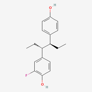 molecular formula C18H21FO2 B1223122 2-Fluorohexestrol CAS No. 5459-27-8