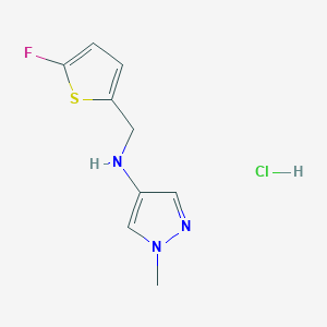 N-[(5-fluoro-2-thienyl)methyl]-1-methyl-1H-pyrazol-4-amine