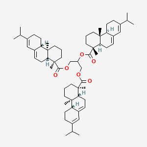 molecular formula C63H92O6 B1223126 Glyceryl triabietate CAS No. 20633-97-0