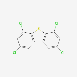 molecular formula C12H4Cl4S B1223127 2,4,6,8-四氯二苯并噻吩 CAS No. 134705-49-0