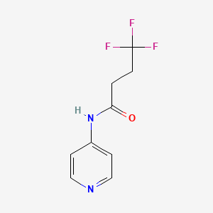 4,4,4-trifluoro-N-(pyridin-4-yl)butanamide