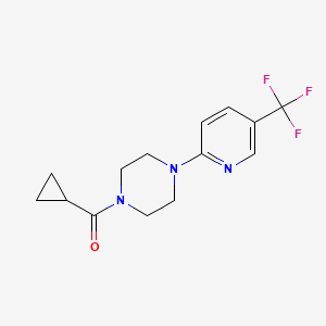 1-Cyclopropanecarbonyl-4-[5-(trifluoromethyl)pyridin-2-yl]piperazine