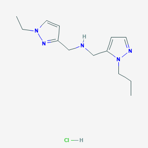 1-(1-ethyl-1H-pyrazol-3-yl)-N-[(1-propyl-1H-pyrazol-5-yl)methyl]methanamine