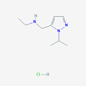 ethyl[(1-isopropyl-1H-pyrazol-5-yl)methyl]amine