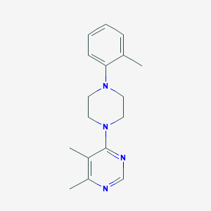 4,5-Dimethyl-6-[4-(2-methylphenyl)piperazin-1-yl]pyrimidine