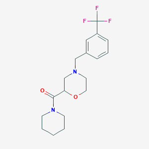 2-(Piperidine-1-carbonyl)-4-{[3-(trifluoromethyl)phenyl]methyl}morpholine