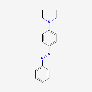 molecular formula C16H19N3 B1223160 4-(Diethylamino)azobenzene CAS No. 2481-94-9