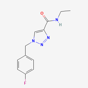 N-ethyl-1-[(4-fluorophenyl)methyl]-1H-1,2,3-triazole-4-carboxamide