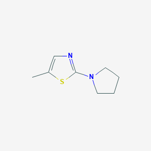 5-Methyl-2-(pyrrolidin-1-yl)-1,3-thiazole