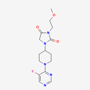 1-[1-(5-Fluoropyrimidin-4-yl)piperidin-4-yl]-3-(2-methoxyethyl)imidazolidine-2,4-dione