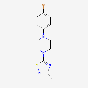 1-(4-Bromophenyl)-4-(3-methyl-1,2,4-thiadiazol-5-yl)piperazine