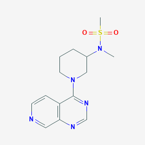 N-methyl-N-(1-{pyrido[3,4-d]pyrimidin-4-yl}piperidin-3-yl)methanesulfonamide