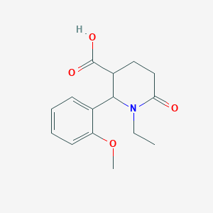 (2{R},3{R})-1-ethyl-2-(2-methoxyphenyl)-6-oxopiperidine-3-carboxylic acid