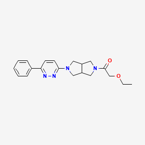 2-Ethoxy-1-[5-(6-phenylpyridazin-3-yl)-octahydropyrrolo[3,4-c]pyrrol-2-yl]ethan-1-one