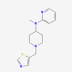 N-methyl-N-{1-[(1,3-thiazol-5-yl)methyl]piperidin-4-yl}pyridin-2-amine