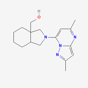 (2-{2,5-dimethylpyrazolo[1,5-a]pyrimidin-7-yl}-octahydro-1H-isoindol-3a-yl)methanol