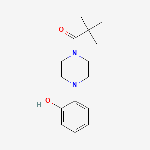 1-[4-(2-Hydroxyphenyl)piperazin-1-yl]-2,2-dimethylpropan-1-one