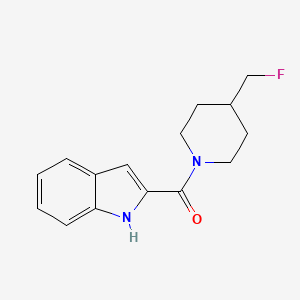 2-[4-(fluoromethyl)piperidine-1-carbonyl]-1H-indole