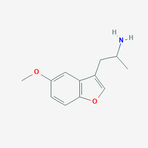 B122319 1-(5-Methoxy-1-benzofuran-3-yl)propan-2-amine CAS No. 140853-59-4