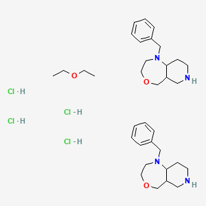 1-Benzyl-decahydropyrido[4,3-e][1,4]oxazepine ethoxyethane tetrahydrochloride