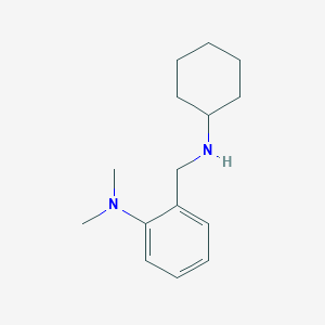 2-[(cyclohexylamino)methyl]-N,N-dimethylaniline hydrochloride