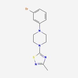 1-(3-Bromophenyl)-4-(3-methyl-1,2,4-thiadiazol-5-yl)piperazine