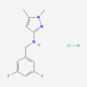 N-(3,5-Difluorobenzyl)-1,5-dimethyl-1H-pyrazol-3-amine