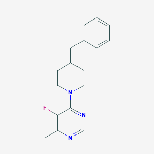 4-(4-Benzylpiperidin-1-yl)-5-fluoro-6-methylpyrimidine