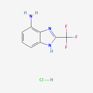 2-(trifluoromethyl)-1{H}-benzimidazol-4-amine