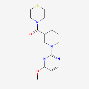 4-[1-(4-Methoxypyrimidin-2-yl)piperidine-3-carbonyl]thiomorpholine