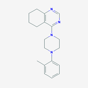 4-[4-(2-Methylphenyl)piperazin-1-yl]-5,6,7,8-tetrahydroquinazoline