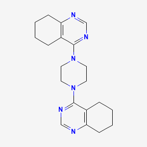 4-[4-(5,6,7,8-Tetrahydroquinazolin-4-yl)piperazin-1-yl]-5,6,7,8-tetrahydroquinazoline