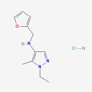 1-ethyl-N-(2-furylmethyl)-5-methyl-1H-pyrazol-4-amine