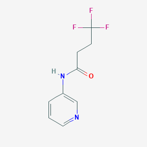 4,4,4-trifluoro-N-(pyridin-3-yl)butanamide