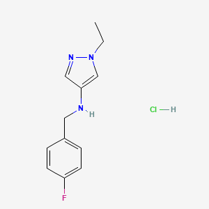 1-Ethyl-N-(4-fluorobenzyl)-1H-pyrazol-4-amine