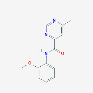 6-ethyl-N-(2-methoxyphenyl)pyrimidine-4-carboxamide