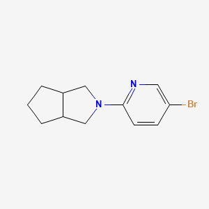 5-Bromo-2-{octahydrocyclopenta[c]pyrrol-2-yl}pyridine