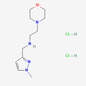 molecular formula C11H22Cl2N4O B12232467 [(1-methyl-1H-pyrazol-3-yl)methyl](2-morpholin-4-ylethyl)amine 