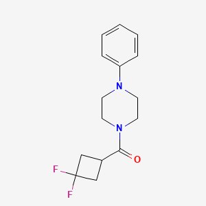 1-(3,3-Difluorocyclobutanecarbonyl)-4-phenylpiperazine