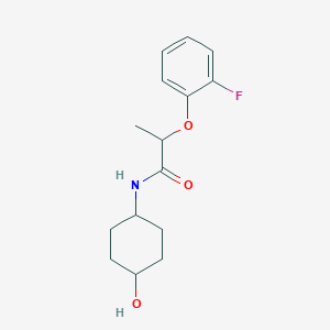 2-(2-fluorophenoxy)-N-(4-hydroxycyclohexyl)propanamide