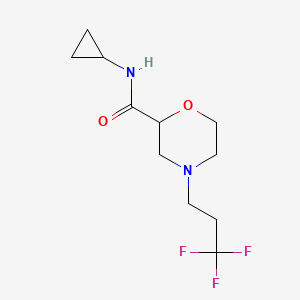 N-cyclopropyl-4-(3,3,3-trifluoropropyl)morpholine-2-carboxamide