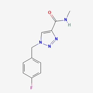 1-[(4-fluorophenyl)methyl]-N-methyl-1H-1,2,3-triazole-4-carboxamide