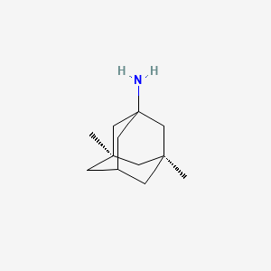 molecular formula C12H21N B1223258 (3R,5S)-3,5-二甲基-1-金刚烷胺 