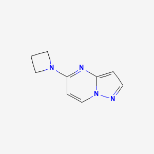 1-{Pyrazolo[1,5-a]pyrimidin-5-yl}azetidine